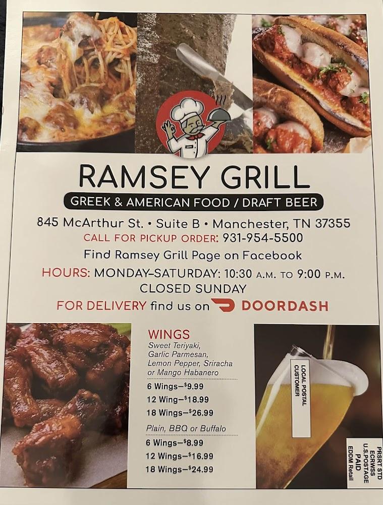 Ramsey Grill Menu image 2